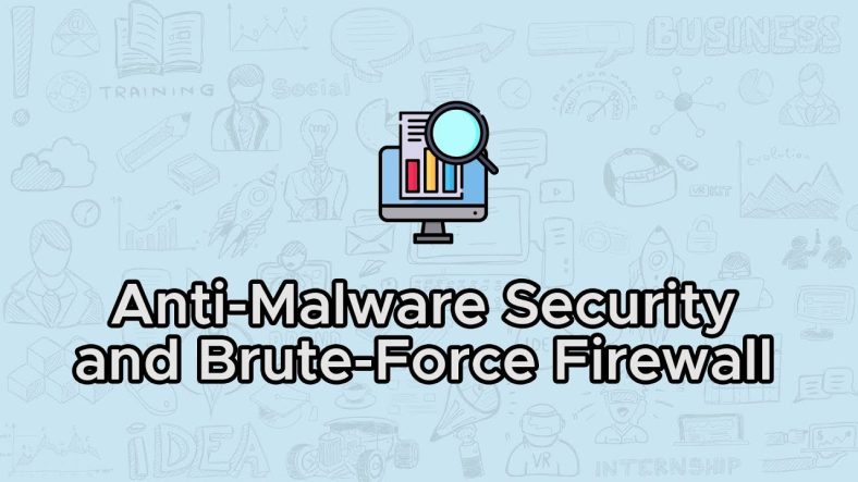 keamanan anti-malware dan firewall brute-force